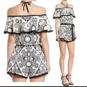 Alexis Monochrome Lace Detail Outfit